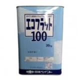 エコフラット100 艶消し ホワイト　20kg(約150平米/1回塗り)室内環境配慮形塗料