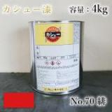 カシュー塗料　#70　緋　4kg