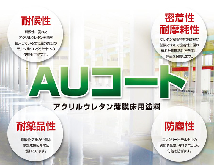 ブランド品 AUコート B-26ゴールデンイエロー 艶有り 15kgセット 東日本塗料 コンクリート床 アクリルウレタン 防塵塗料 耐油性 耐薬品性  耐候性 屋外使用可