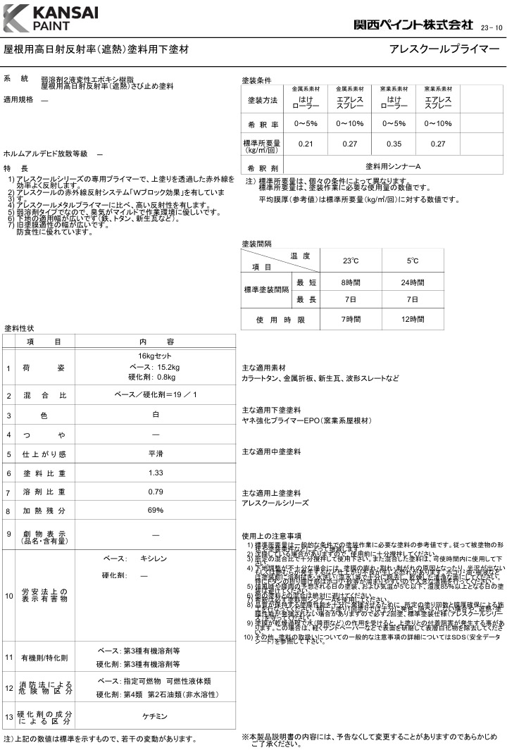 アレスクールプライマー