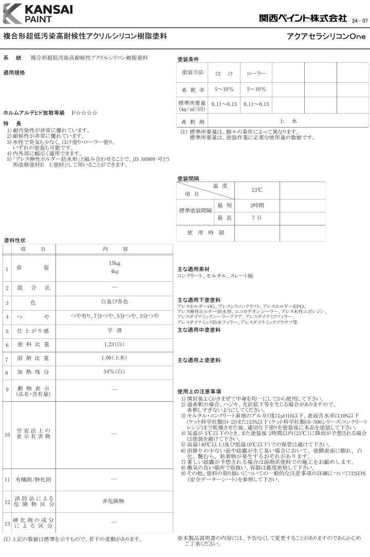 アクアセラシリコンOne