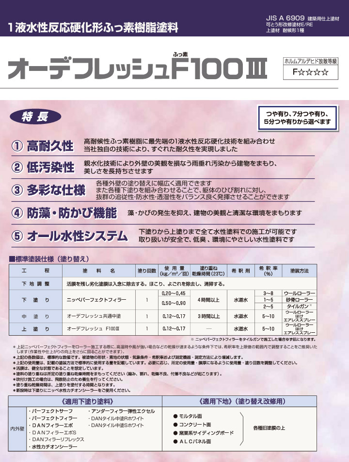 オーデフレッシュF100Ⅲ