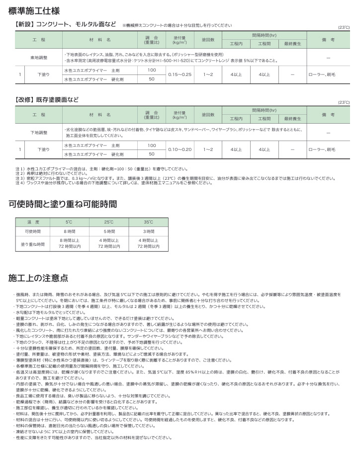 水性ユカエポプライマー