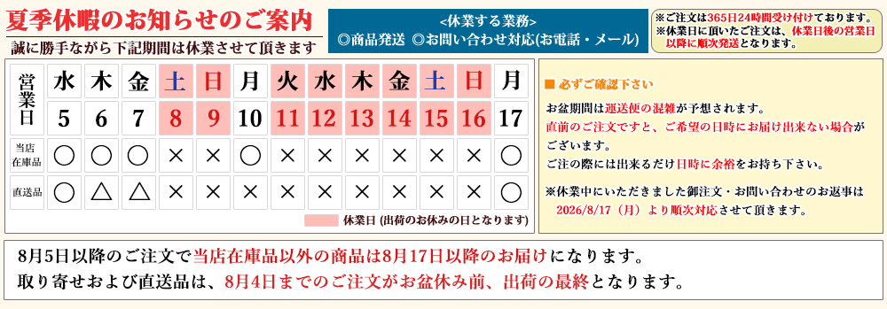お盆休み