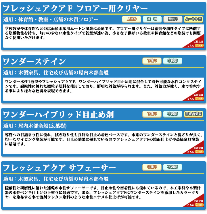 フレッシュアクアFシリーズ - 大橋塗料【本店】塗料専門店通販