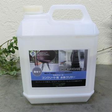 アウトレット品　ユカクリート コンクリート用水系クリヤー　艶有り　3kg(約15平米/2回塗り)