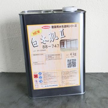 88-747 白木肌2 透明　4kg(約25平米/2回塗り)